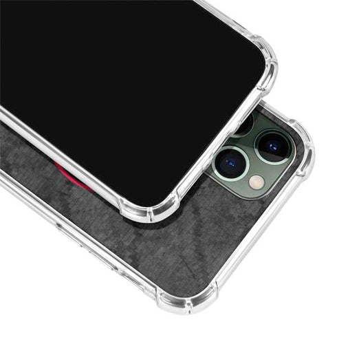 NBA Toronto Raptors Black Rust iPhone 12 Pro Clear Case