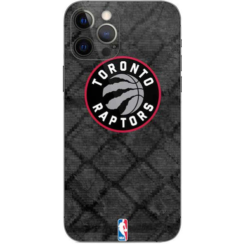 NBA Toronto Raptors Black Rust iPhone 12 Pro Skin