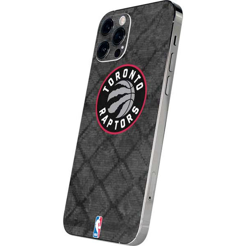 NBA Toronto Raptors Black Rust iPhone 12 Pro Skin
