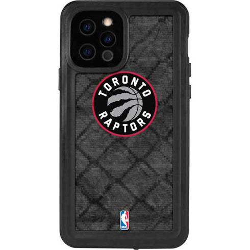 NBA Toronto Raptors Black Rust iPhone 12 Pro Waterproof Case