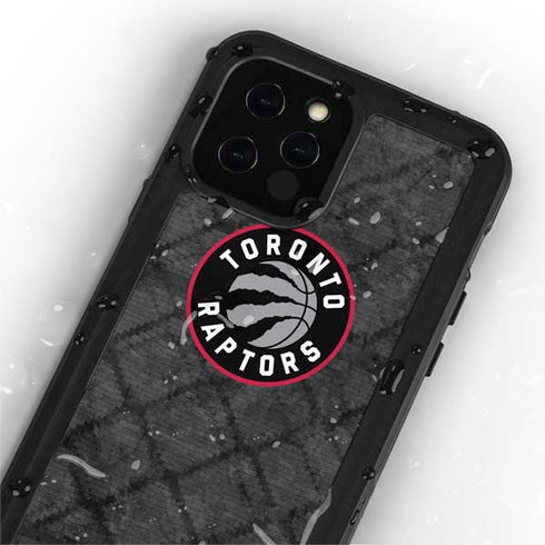 NBA Toronto Raptors Black Rust iPhone 12 Pro Waterproof Case
