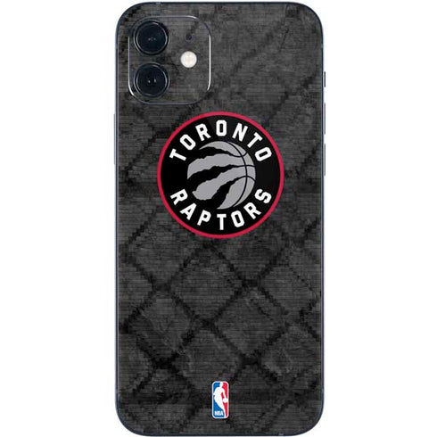 NBA Toronto Raptors Black Rust iPhone 12 Skin