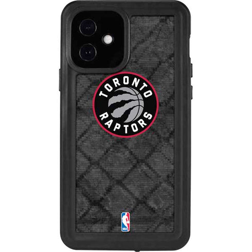 NBA Toronto Raptors Black Rust iPhone 12 Waterproof Case