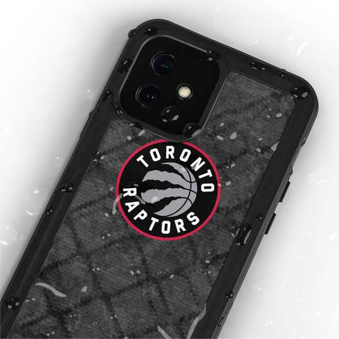 NBA Toronto Raptors Black Rust iPhone 12 Waterproof Case