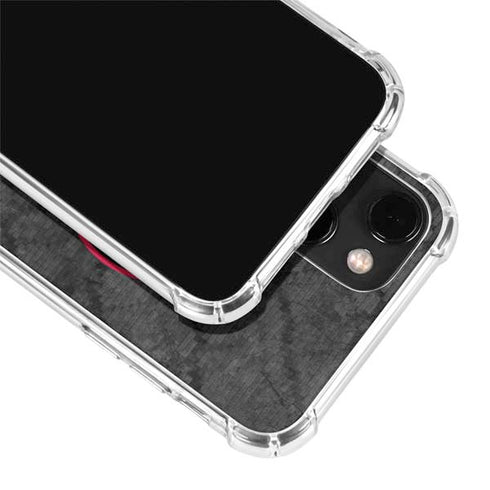 NBA Toronto Raptors Black Rust iPhone 13 Clear Case