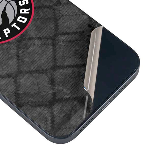 NBA Toronto Raptors Black Rust iPhone 13 Mini Skin