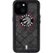 NBA Toronto Raptors Black Rust iPhone 13 Mini Waterproof Case