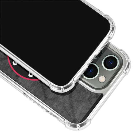 NBA Toronto Raptors Black Rust iPhone 13 Pro Clear Case