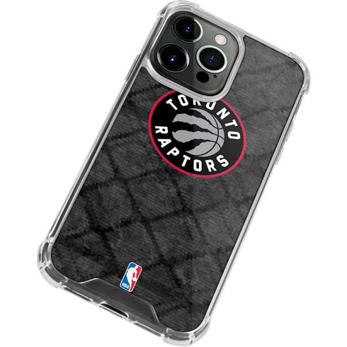 NBA Toronto Raptors Black Rust iPhone 13 Pro Max Clear Case
