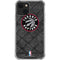 NBA Toronto Raptors Black Rust iPhone 14 Clear Case
