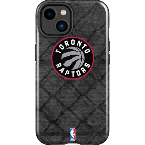 NBA Toronto Raptors Black Rust iPhone 15 Plus Impact Case
