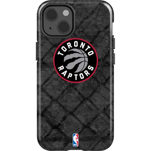 NBA Toronto Raptors Black Rust iPhone 15 Impact Case