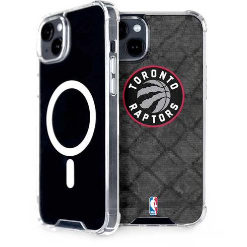 NBA Toronto Raptors Black Rust iPhone 14 Plus MagSafe Case