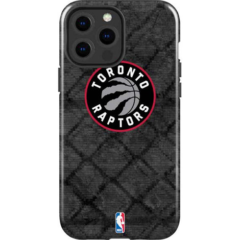 NBA Toronto Raptors Black Rust iPhone 15 Pro Max Impact Case