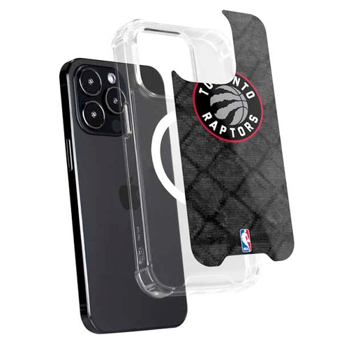 NBA Toronto Raptors Black Rust iPhone 15 Pro Max MagSafe Case