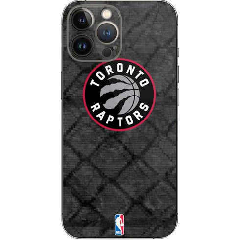 NBA Toronto Raptors Black Rust iPhone 14 Pro Max Skin