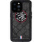 NBA Toronto Raptors Black Rust iPhone 14 Pro Max Waterproof Case
