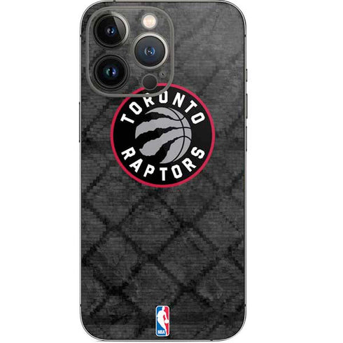 NBA Toronto Raptors Black Rust iPhone 15 Pro Skin