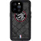 NBA Toronto Raptors Black Rust iPhone 15 Pro Waterproof Case