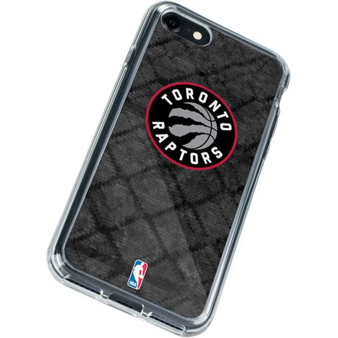 NBA Toronto Raptors Black Rust iPhone SE (2nd & 3rd Gen) Clear Case