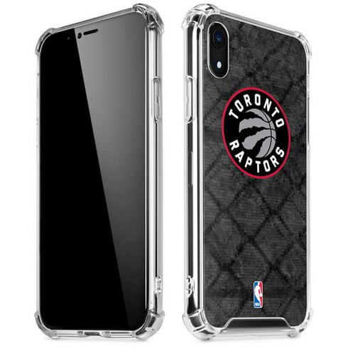 NBA Toronto Raptors Black Rust iPhone XR Clear Case