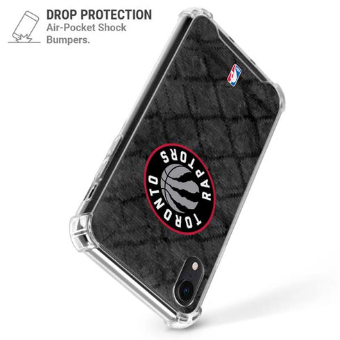 NBA Toronto Raptors Black Rust iPhone XR Clear Case
