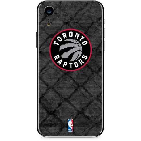 NBA Toronto Raptors Black Rust iPhone XR Skin