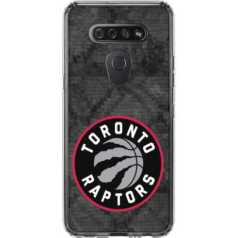 NBA Toronto Raptors Black Rust LG K51/Q51 Clear Case