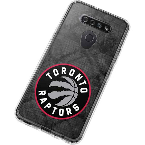 NBA Toronto Raptors Black Rust LG K51/Q51 Clear Case