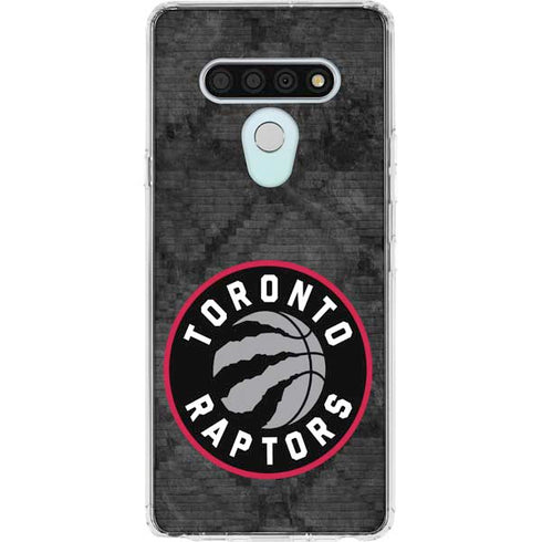 NBA Toronto Raptors Black Rust LG Stylo 6 Clear Case