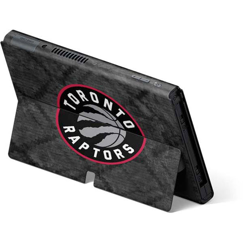 NBA Toronto Raptors Black Rust Nintendo Switch OLED (2021) Skin