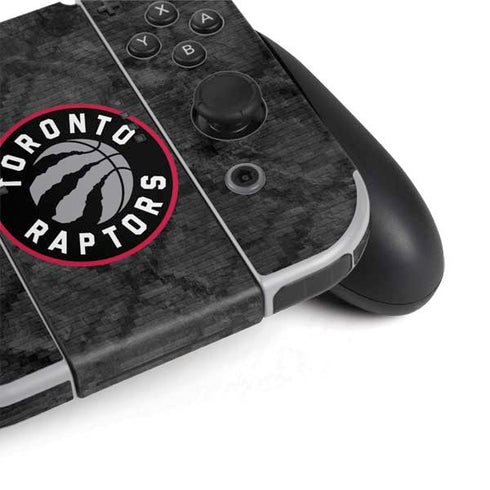 NBA Toronto Raptors Black Rust Nintendo Switch OLED (2021) Skin