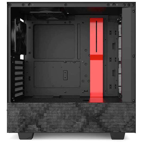 NBA Toronto Raptors Black Rust NZXT H510 Compact ATX Mid-Tower Case Skin