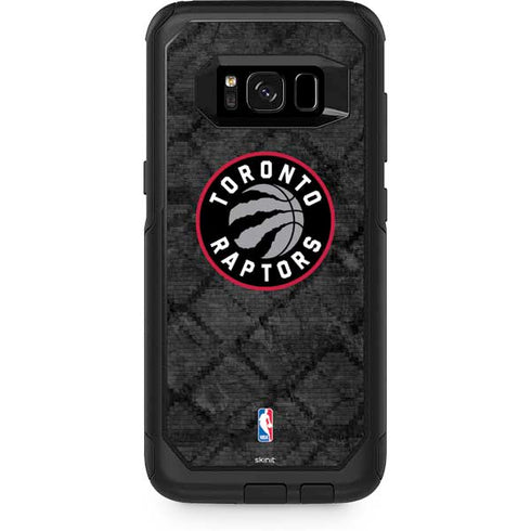 NBA Toronto Raptors Black Rust Otterbox Commuter Galaxy Skin