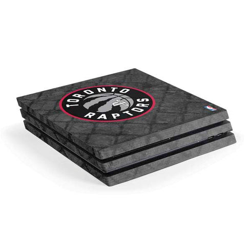NBA Toronto Raptors Black Rust PS4 Pro Console Skin