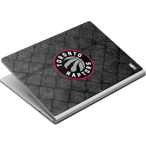 NBA Toronto Raptors Black Rust Surface Book Skin