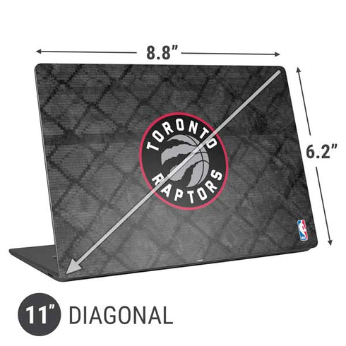 NBA Toronto Raptors Black Rust Universal Laptop 11in (8.8 x 6.2in) Skin