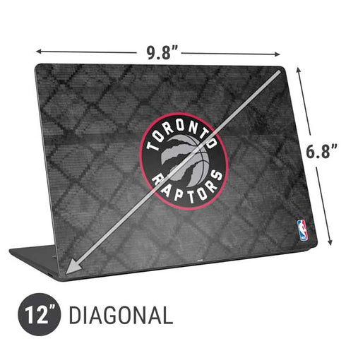 NBA Toronto Raptors Black Rust Universal Laptop 12in (9.8 x 6.8in) Skin