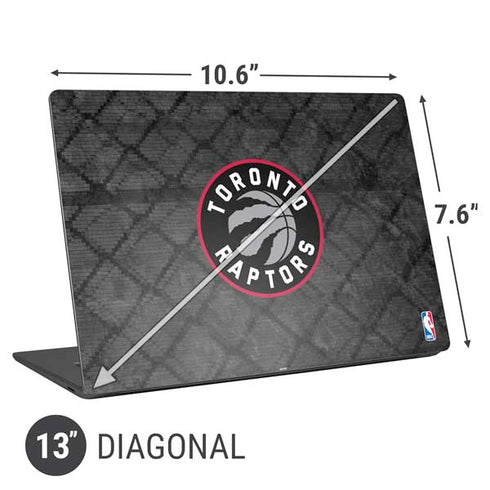 NBA Toronto Raptors Black Rust Universal Laptop 13in (10.6 x 7.6in) Skin