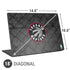 NBA Toronto Raptors Black Rust Universal Laptop 18in (14.6 x 10.6in) Skin