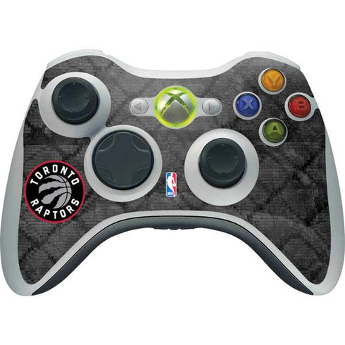 NBA Toronto Raptors Black Rust Xbox 360 Wireless Controller Skin