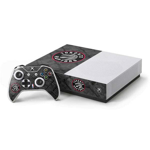 NBA Toronto Raptors Black Rust Xbox One S All-Digital Edition Bundle Skin