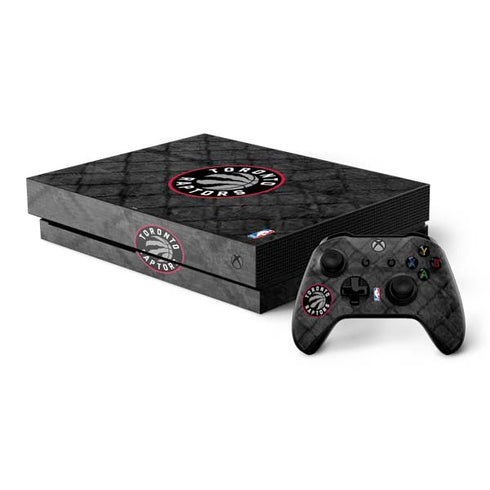 NBA Toronto Raptors Black Rust Xbox One X Bundle Skin