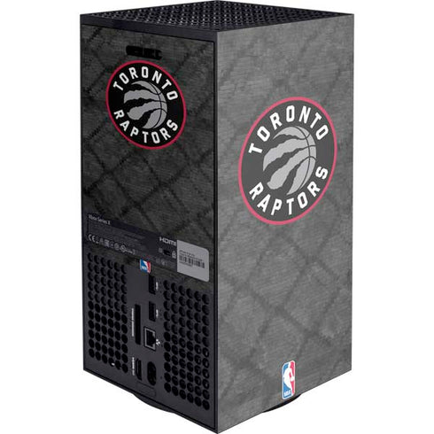 NBA Toronto Raptors Black Rust Xbox Series X Console Skin