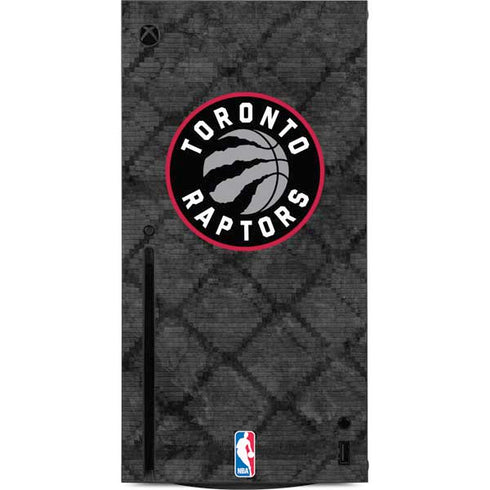 NBA Toronto Raptors Black Rust Xbox Series X Console Skin
