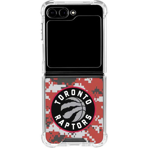 NBA Toronto Raptors Digi Galaxy Z Flip5 5G Clear Case