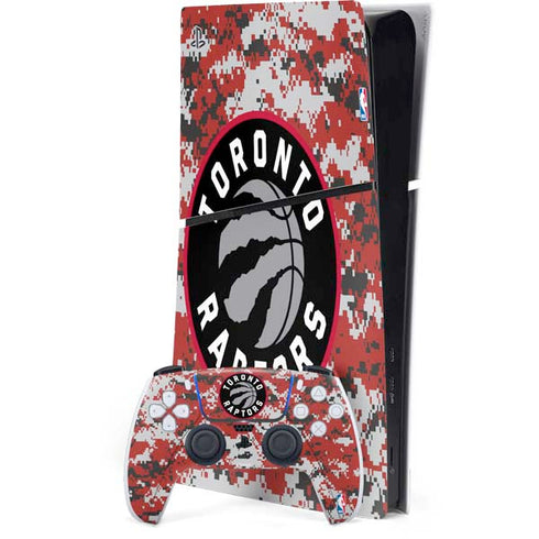 NBA Toronto Raptors Digi PS5 Slim Digital Edition Bundle Skin