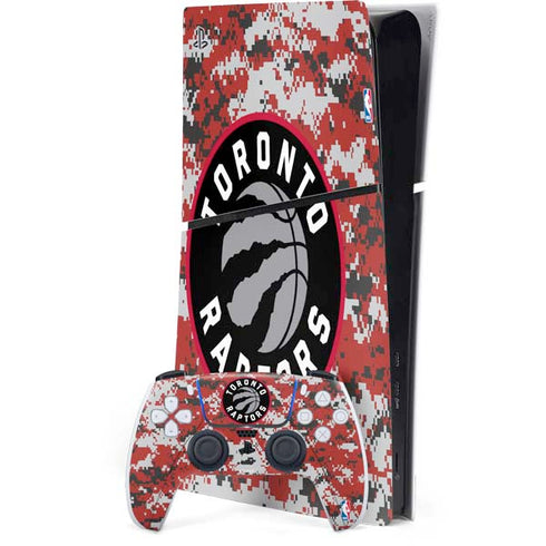 NBA Toronto Raptors Digi PS5 Slim Digital Edition Console Skin