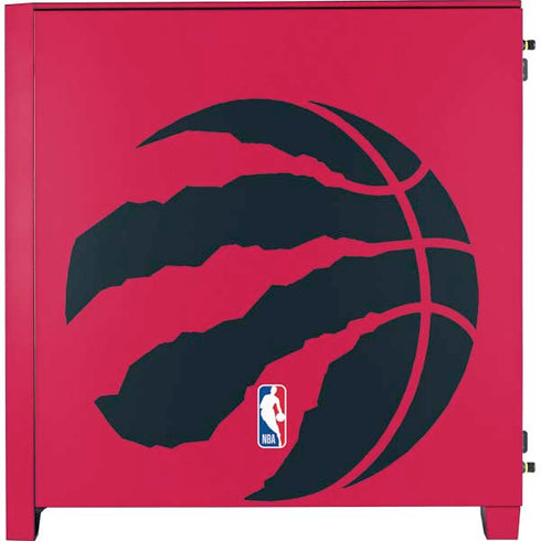 NBA Toronto Raptors Large Logo Corsair 4000D Tempered Glass Mid-Tower ATX Case Skin