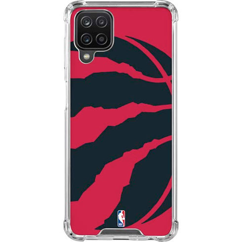 NBA Toronto Raptors Large Logo Galaxy A12 Clear Case